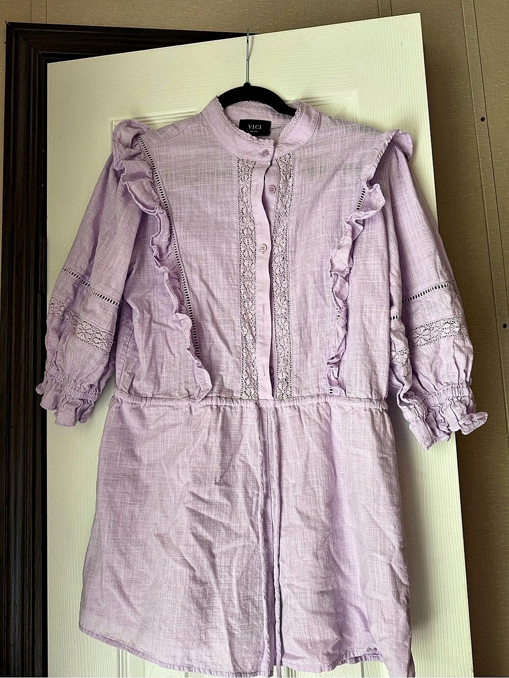 VICI Ruffle Sleeve Romper